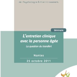 L’entretien clinique avec la personne âgée